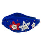 Beaded Stars Headband in Royal