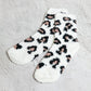 Fuzzy Leopard Socks