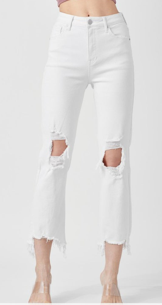 White  ripped Jeans